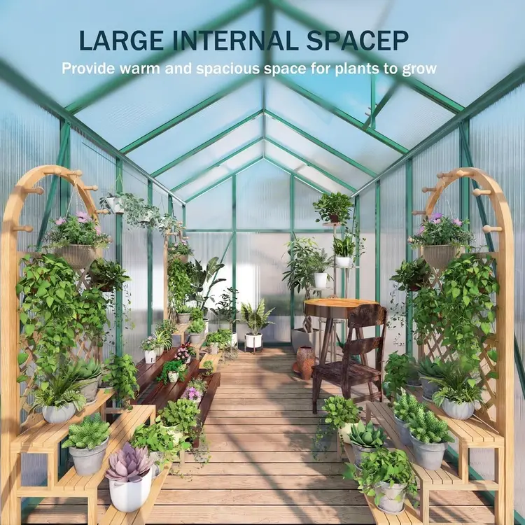 6x4.2x7.2ft greenhouse for outdoors 750x750